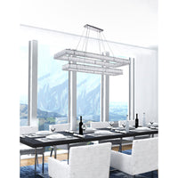 Felicity Chandeliers Chrome 2-Tier LED