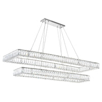 Felicity Chandeliers Chrome 2-Tier LED