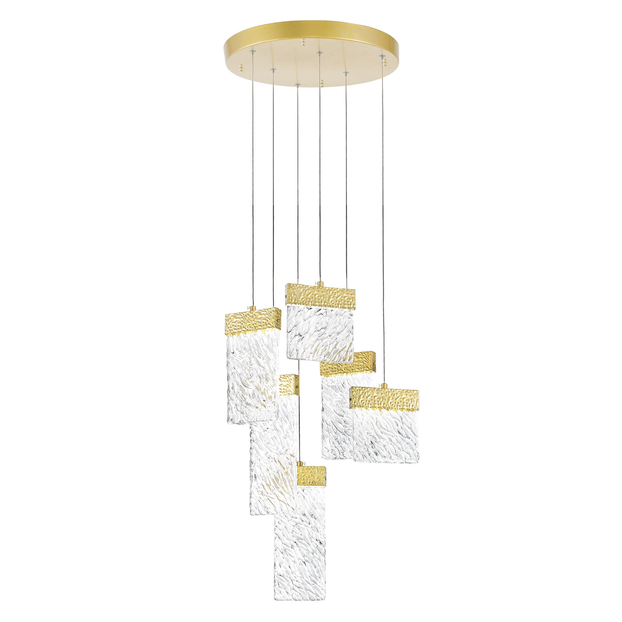 Carolina Chandeliers Gold Leaf Six Panels