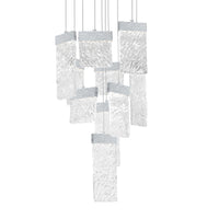 Carolina Chandeliers Pewter LED 10 Panel
