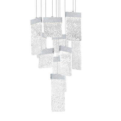Carolina Chandeliers Pewter LED 10 Panel