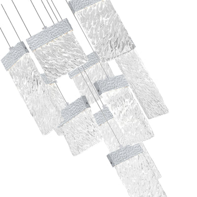 Carolina Chandeliers Pewter LED 10 Panel