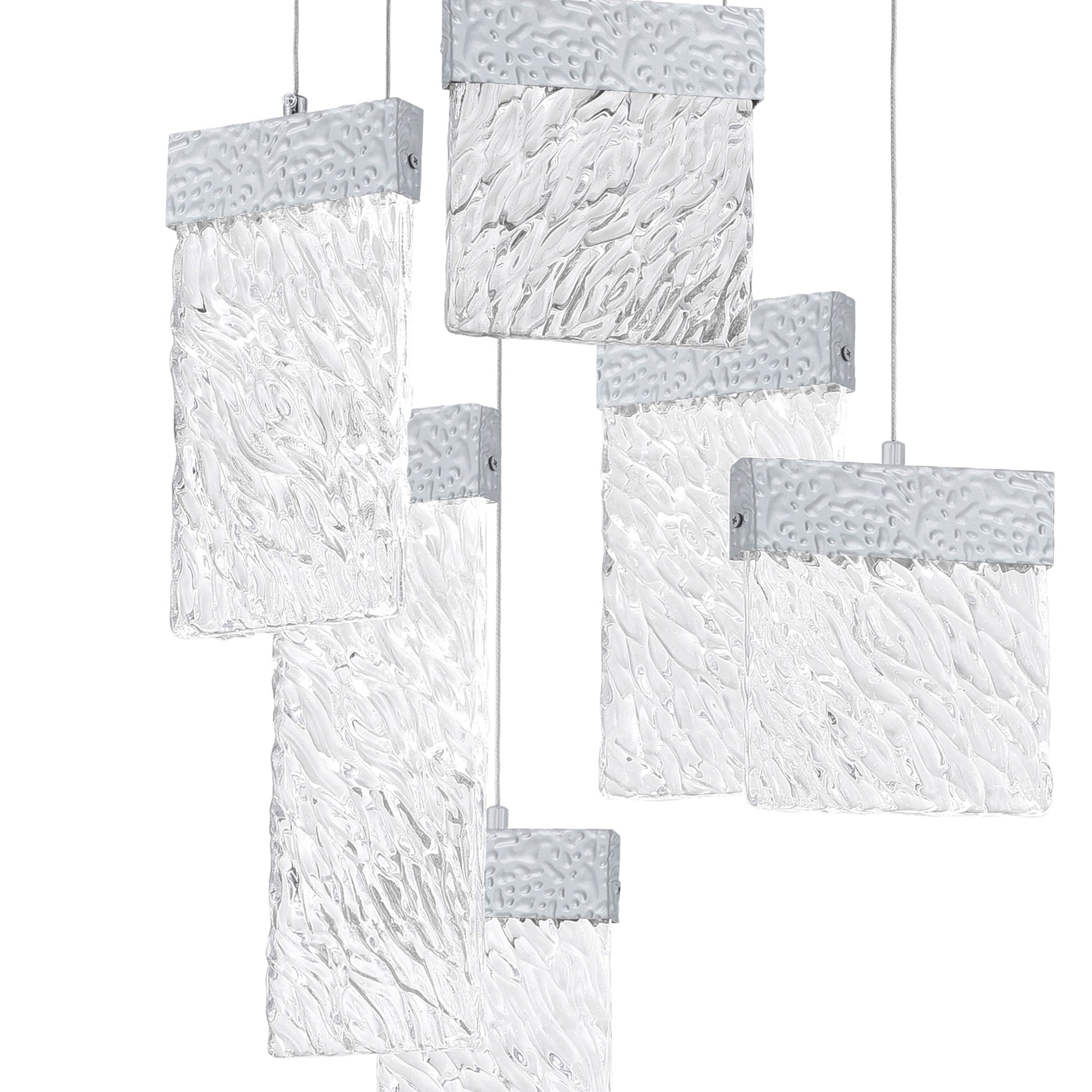 Carolina Chandeliers Pewter LED 10 Panel