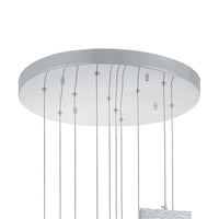 Carolina Chandeliers Pewter LED 10 Panel