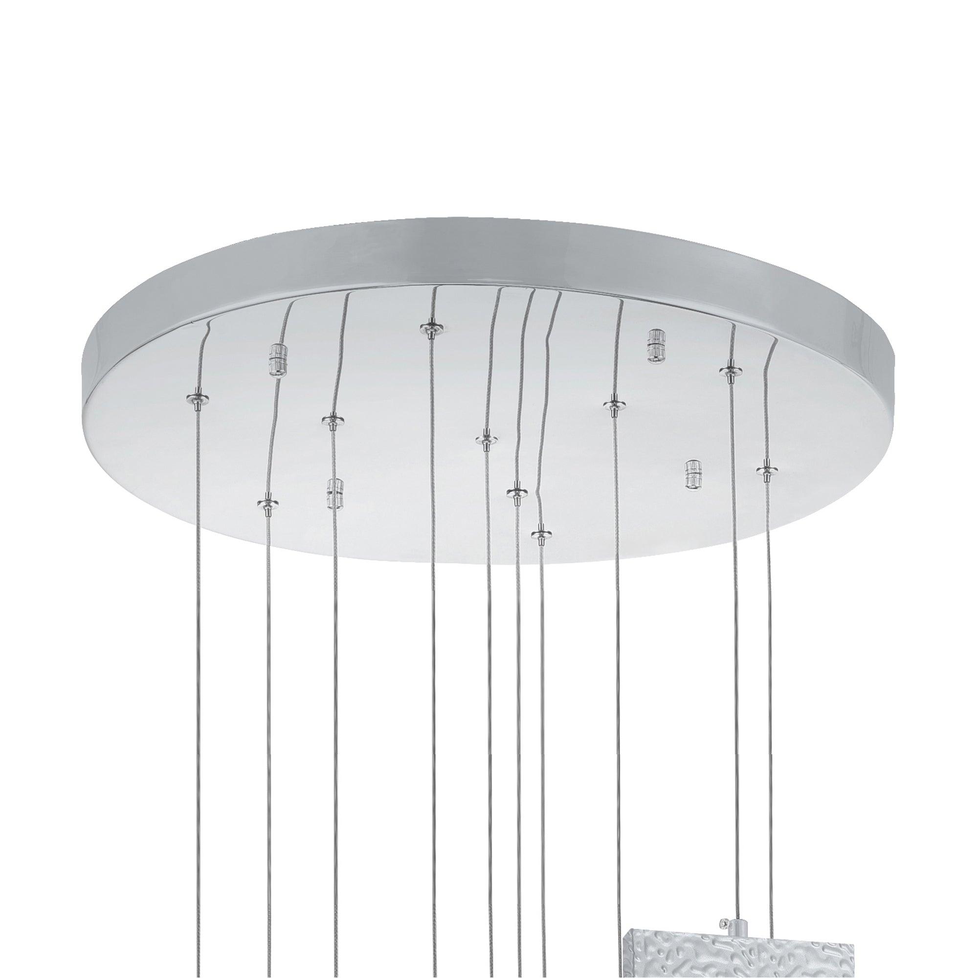 Carolina Chandeliers Pewter LED 10 Panel
