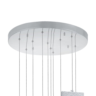 Carolina Chandeliers Pewter LED 10 Panel