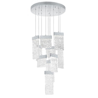 Carolina Chandeliers Pewter LED 10 Panel