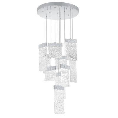 Carolina Chandeliers Pewter LED 10 Panel