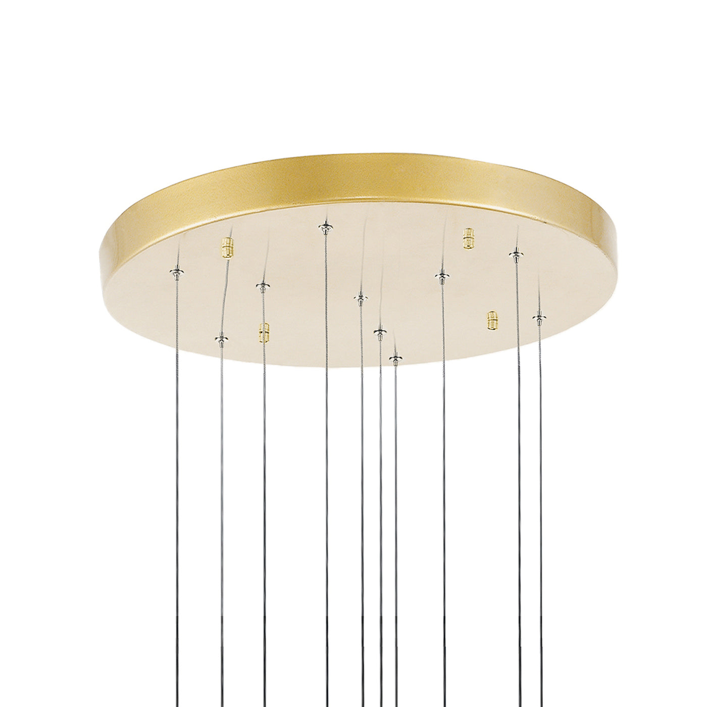 Carolina Chandeliers Gold Leaf LED Ten Panels