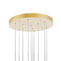 Carolina Chandeliers Gold Leaf LED Ten Panels
