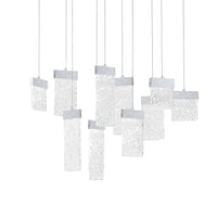Carolina Integrated LED 40 Inch Pewter Chandelier