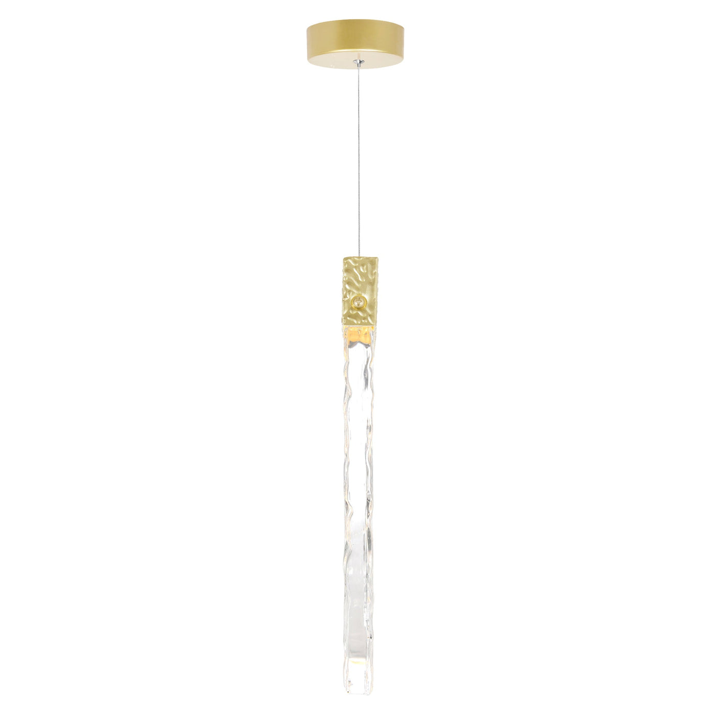 Carolina Integrated LED 5 Inch Gold Pendant Light