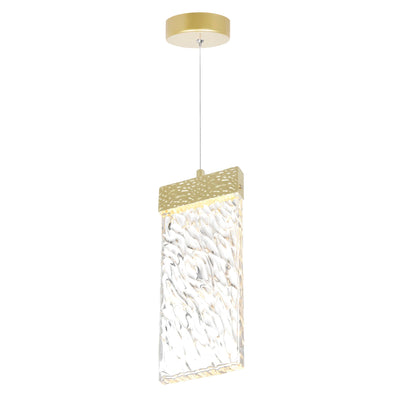 Carolina Integrated LED 5 Inch Gold Pendant Light