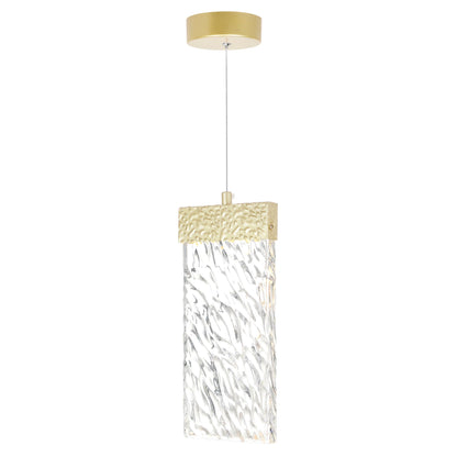 Carolina Integrated LED 5 Inch Gold Pendant Light