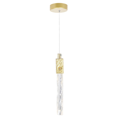 Carolina Integrated LED 6 Inch Gold Pendant Light