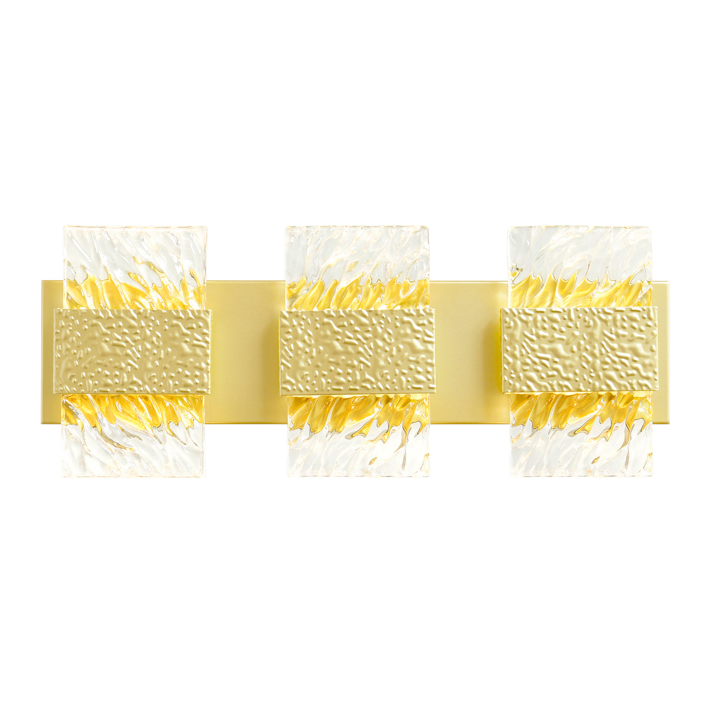 Carolina Integrated LED 21 Inch Gold Leaf Vanity Light