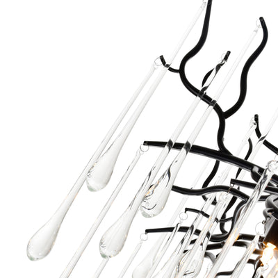 Anita Chandeliers 12 Light Black Finish