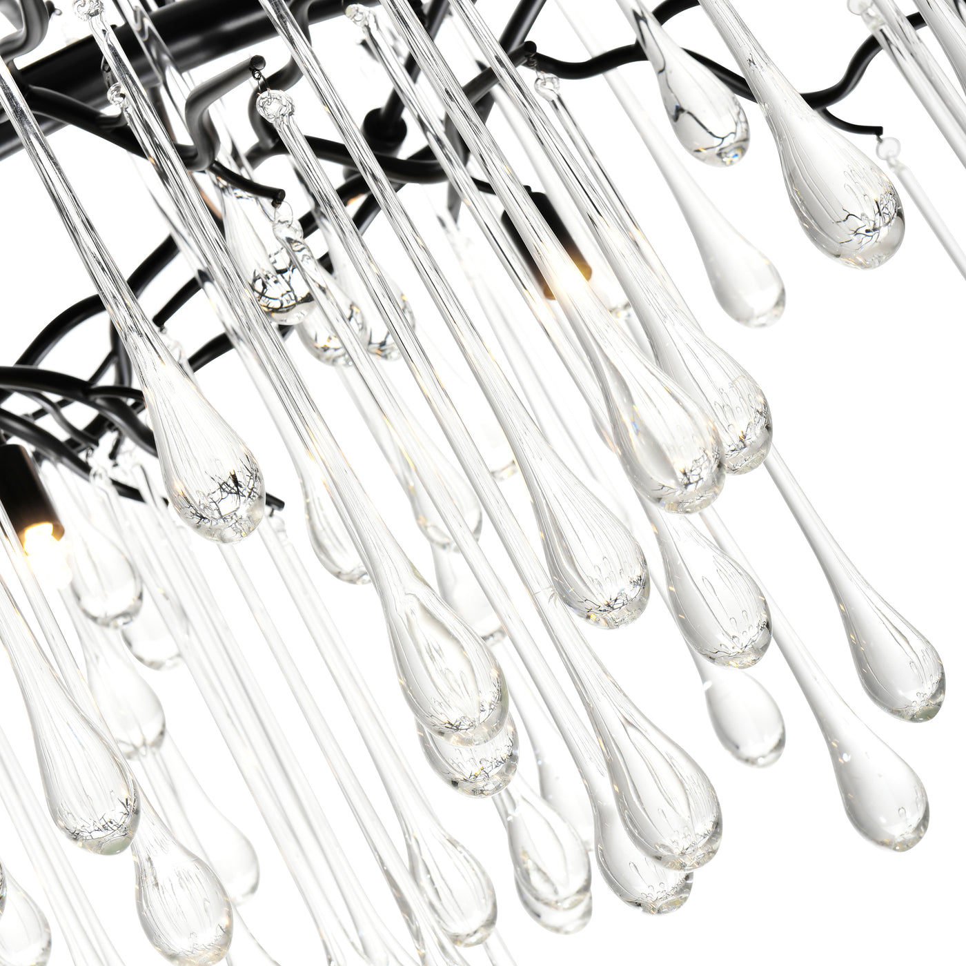 Anita Chandeliers 12 Light Black Finish