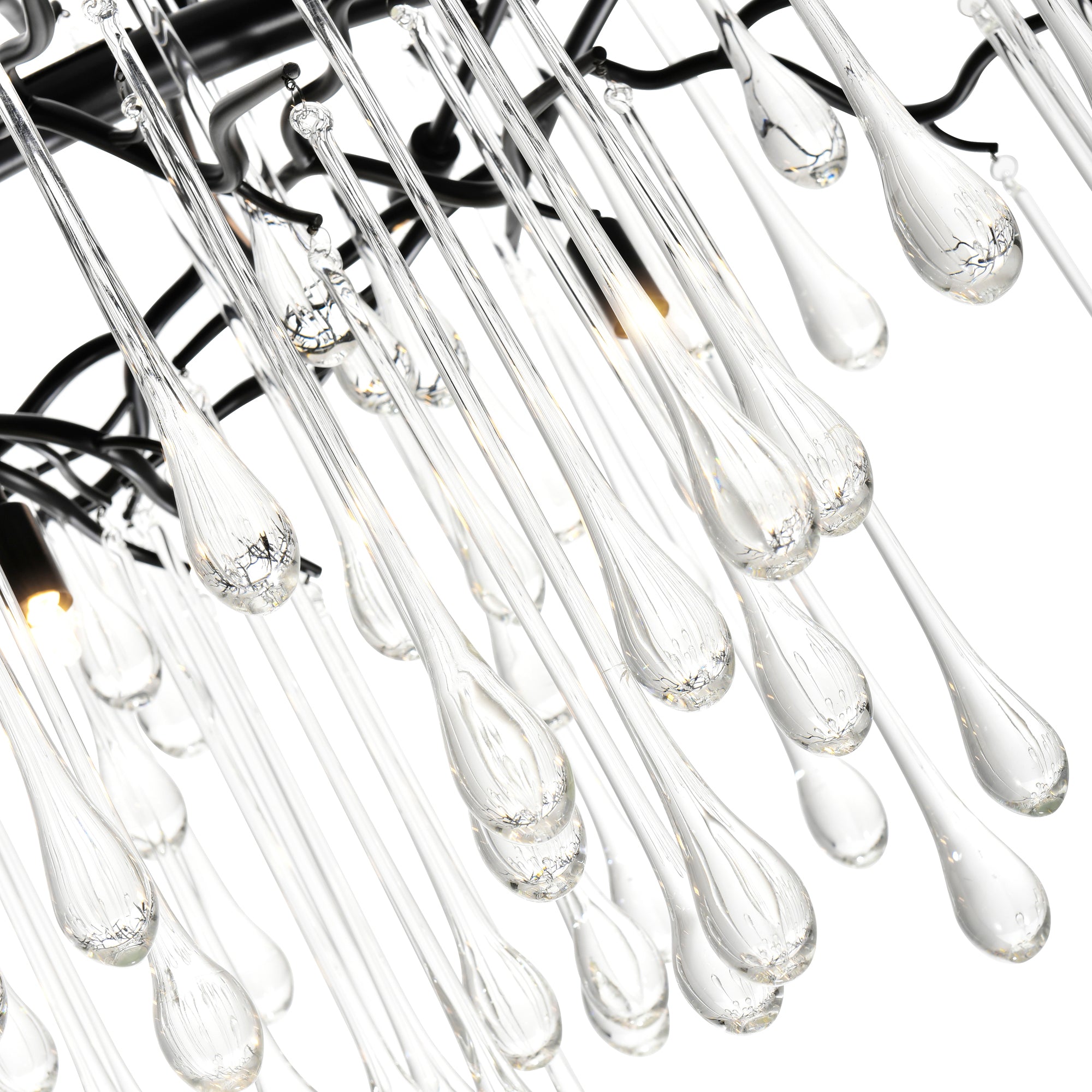 Anita Chandeliers 12 Light Black Finish