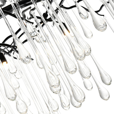 Anita Chandeliers 12 Light Black Finish