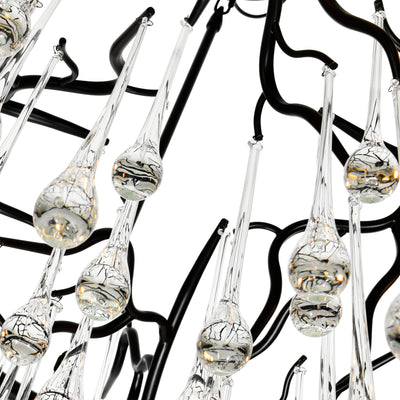 Anita Chandeliers 12 Light Black Finish