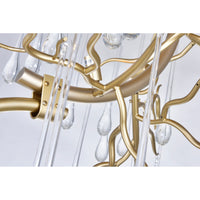 Anita Chandeliers 12 Lights Gold Leaf Finish