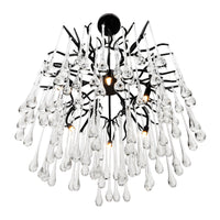 Anita Chandeliers 6 Light Black Finish