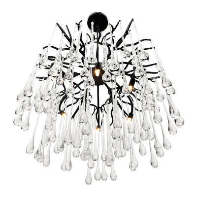 Anita Chandeliers 6 Light Black Finish