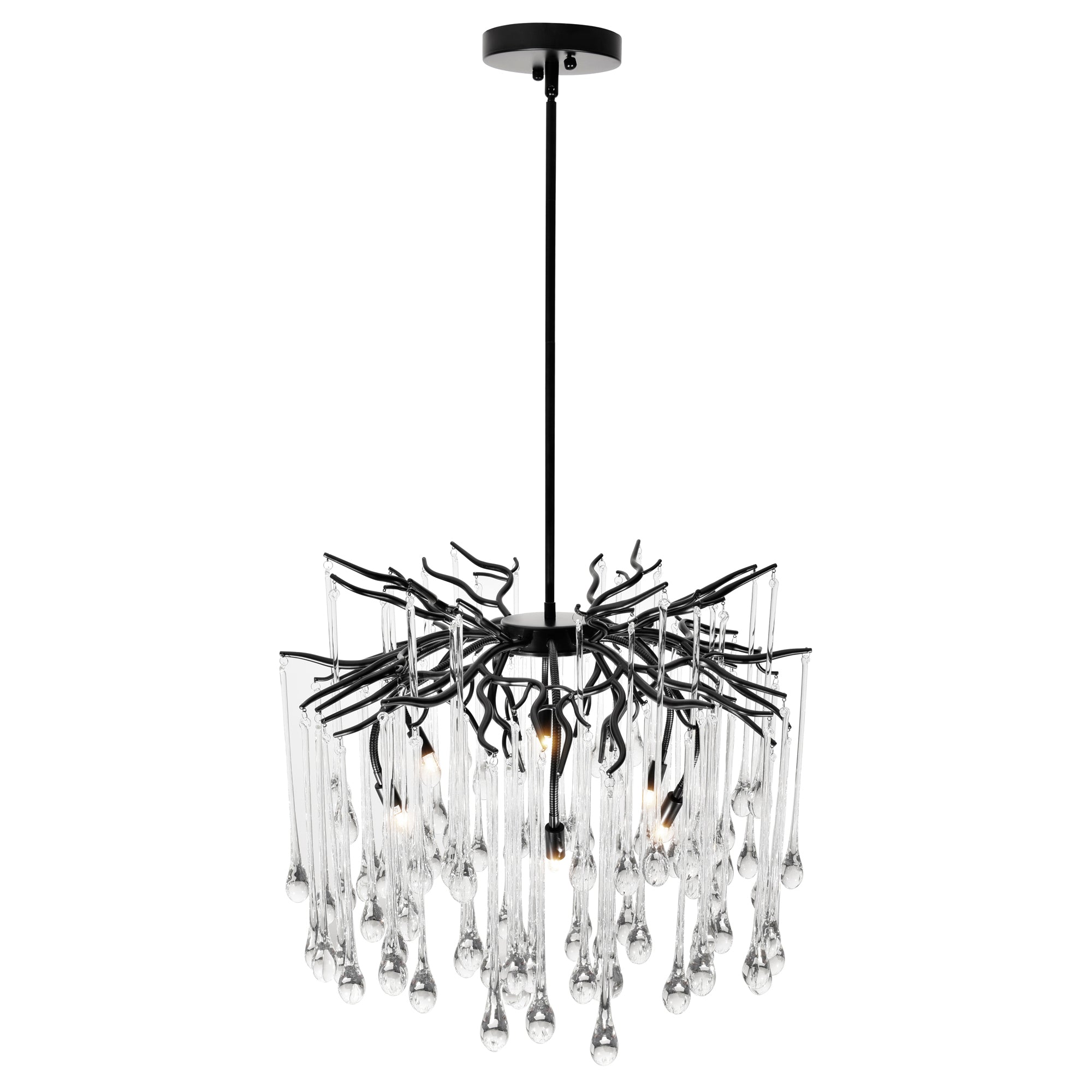 Anita Chandeliers 6 Light Black Finish