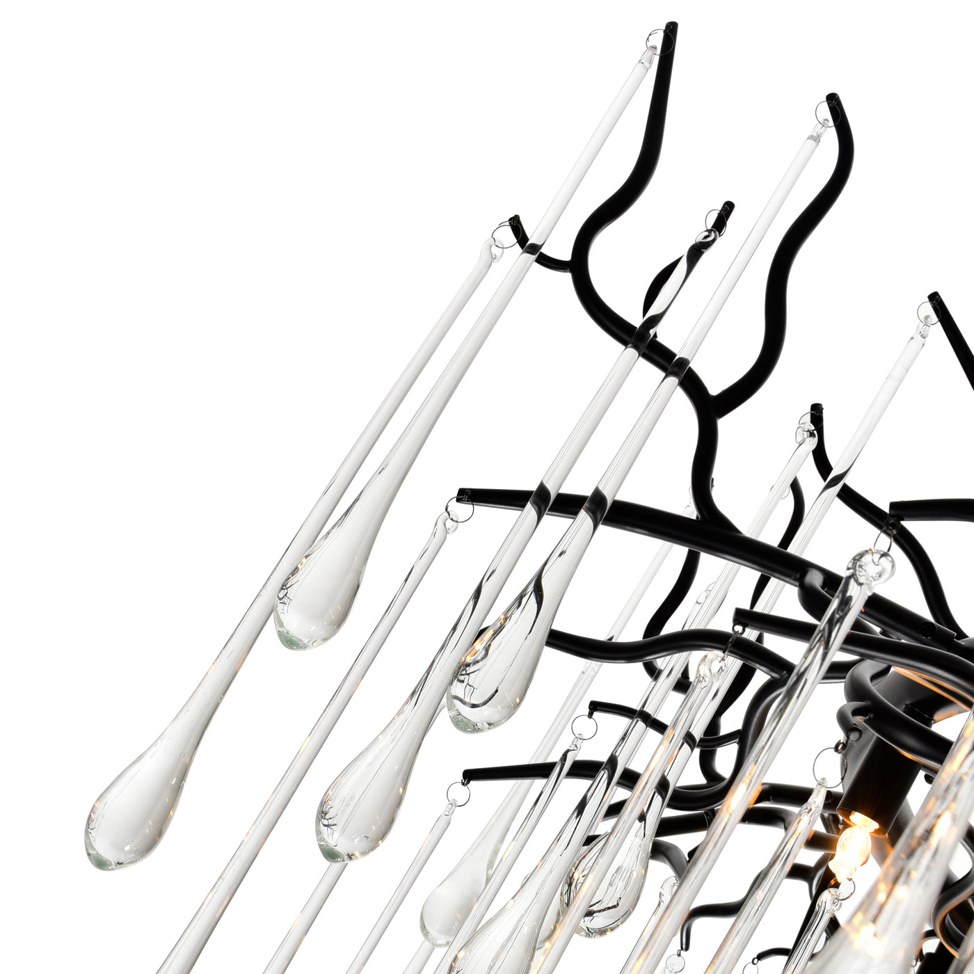 Anita Chandeliers 6 Light Black Finish