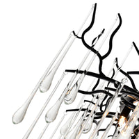Anita Chandeliers 6 Light Black Finish
