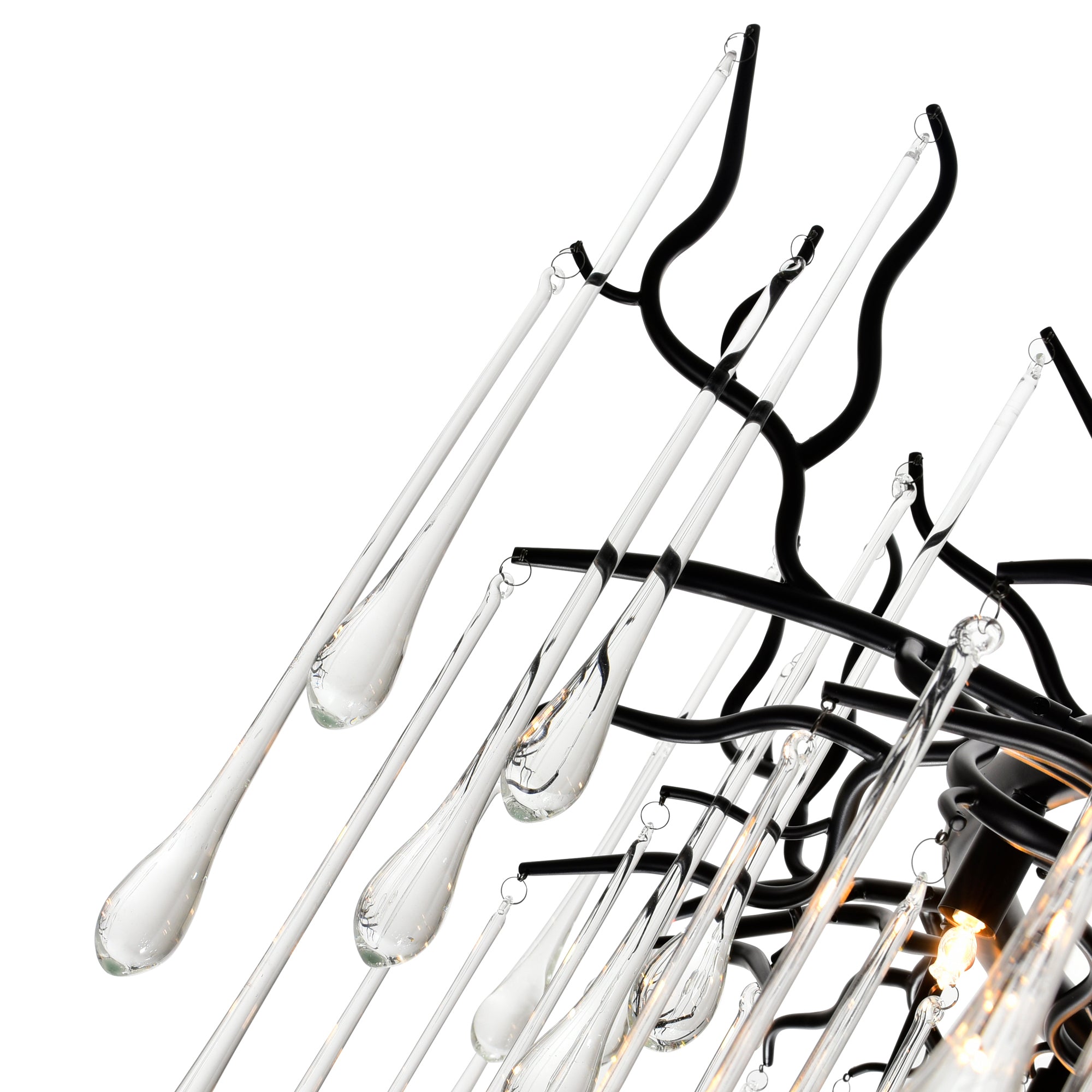 Anita Chandeliers 6 Light Black Finish