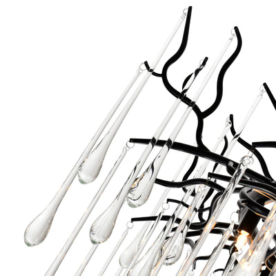 Anita Chandeliers 6 Light Black Finish
