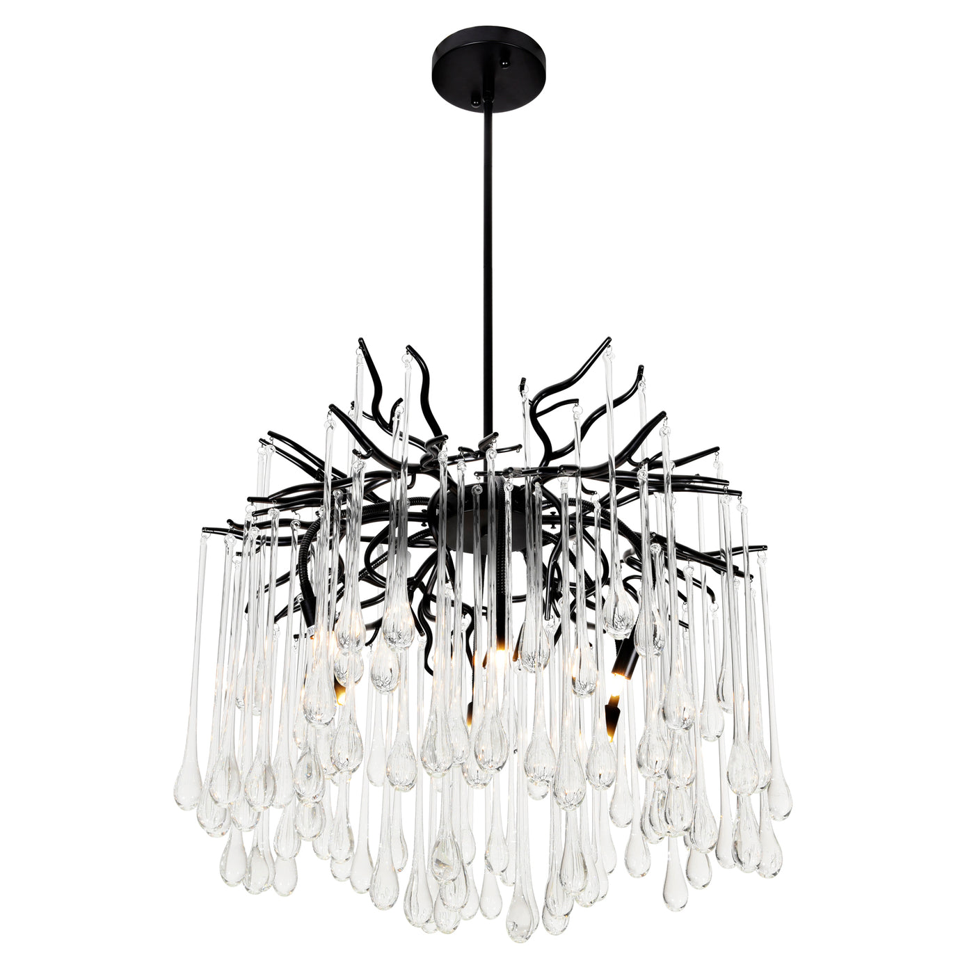 Anita Chandeliers 6 Light Black Finish