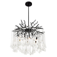 Anita Chandeliers 6 Light Black Finish