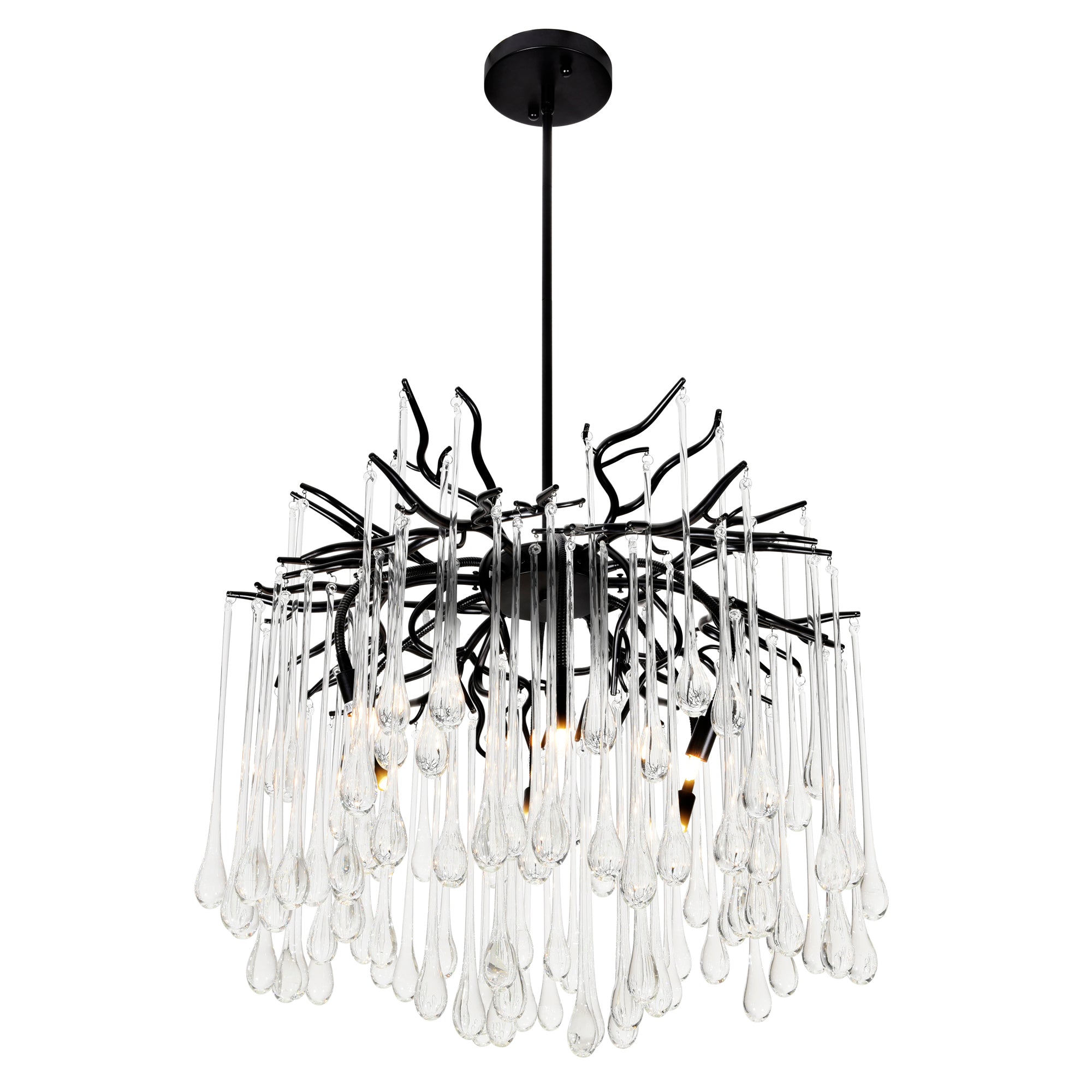 Anita Chandeliers 6 Light Black Finish