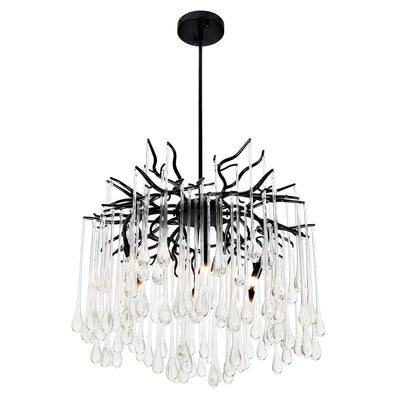 Anita Chandeliers 6 Light Black Finish