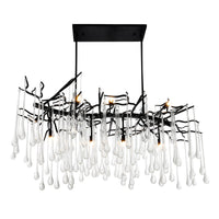 Anita Chandeliers Black 10 Lights