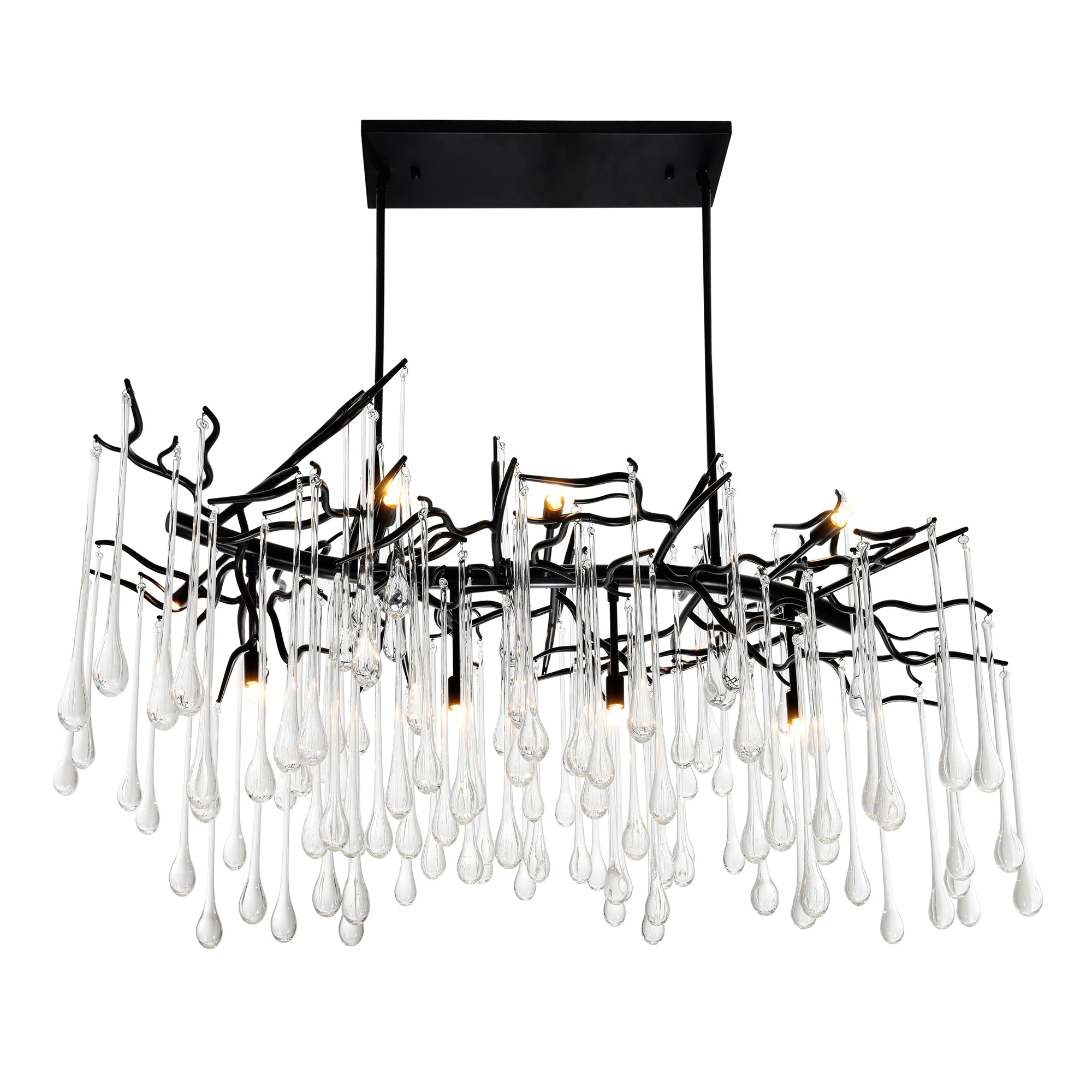 Anita Chandeliers Black 10 Lights