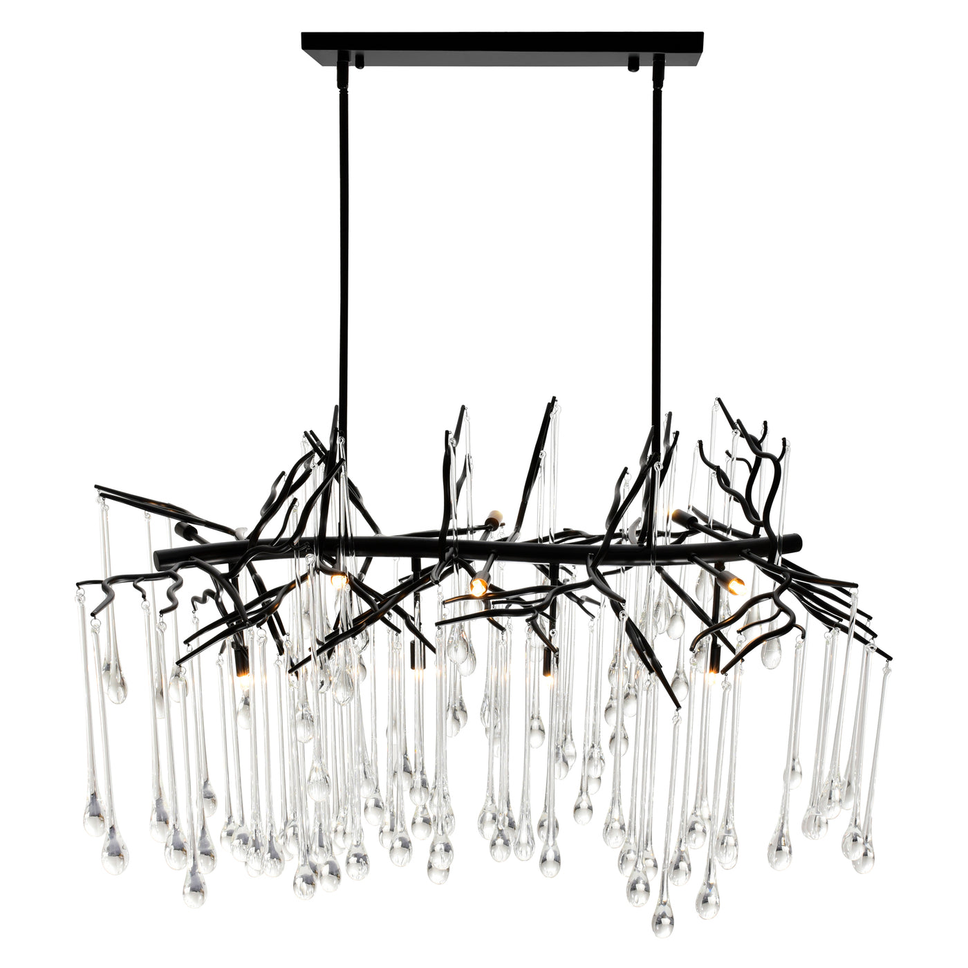 Anita Chandeliers Black 10 Lights