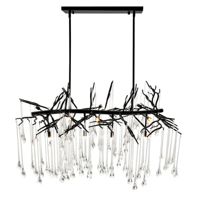 Anita Chandeliers Black 10 Lights