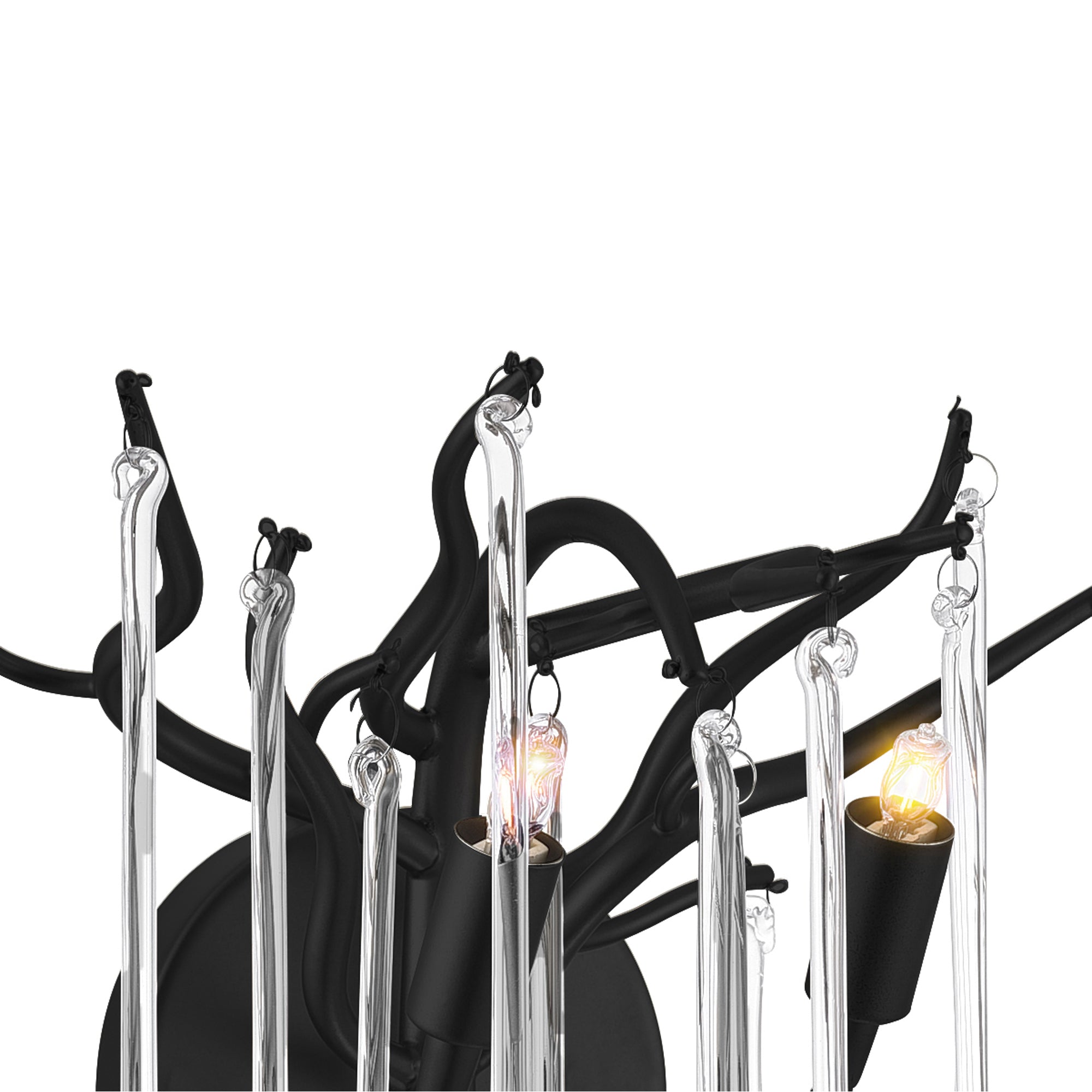 Anita Wall Lights 2 Light Black Finish