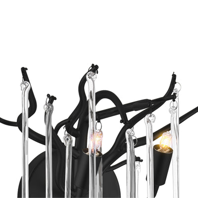 Anita Wall Lights 2 Light Black Finish