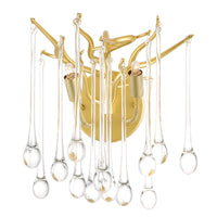 Anita Wall Lights Gold Leaf 2 Lights