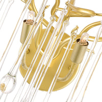 Anita Wall Lights Gold Leaf 2 Lights