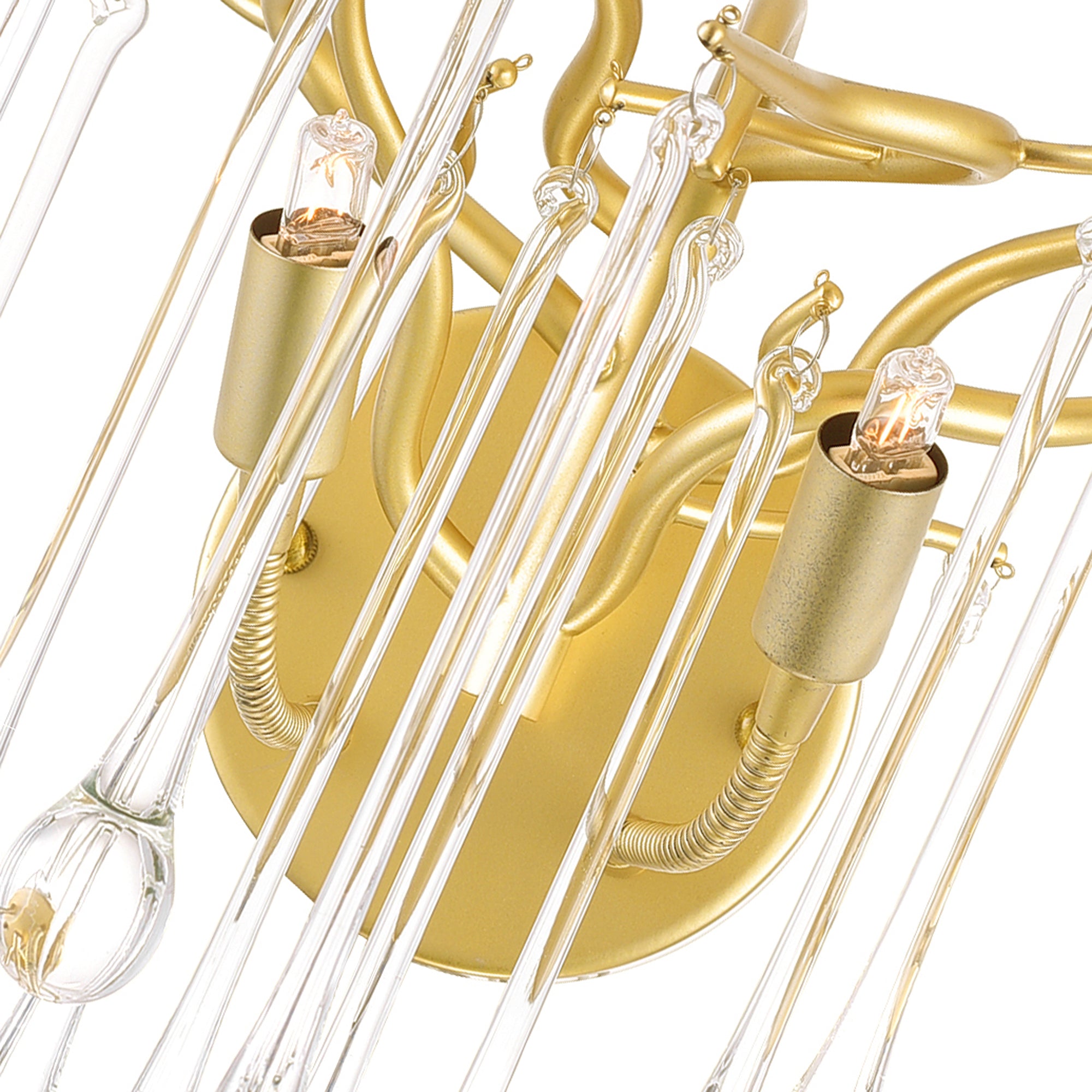 Anita Wall Lights Gold Leaf 2 Lights