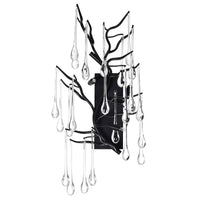 Anita Wall Lights 3 Lights Black Finish