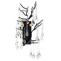 Anita Wall Lights 3 Lights Black Finish