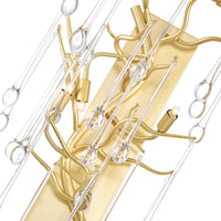 Andes Pendants 36 Light Satin Gold LED