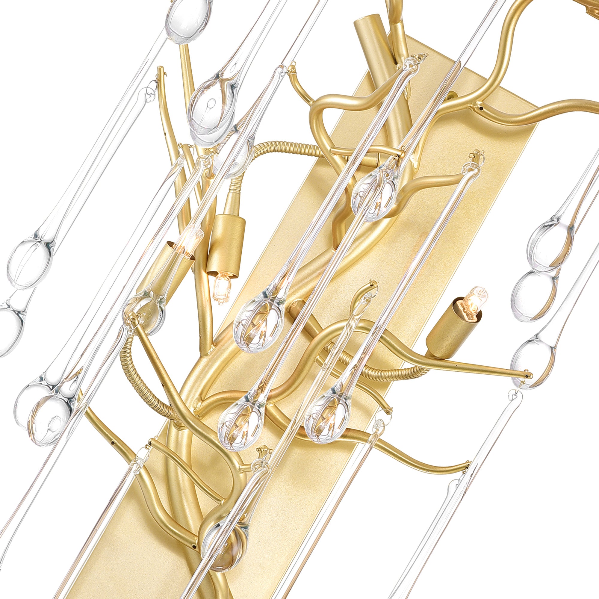 Andes Pendants 36 Light Satin Gold LED